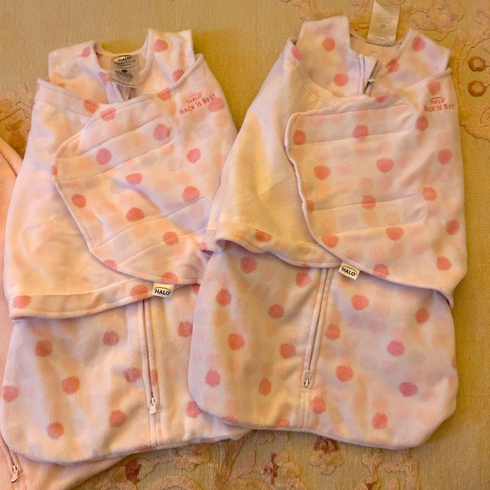 Halo fleece swaddle